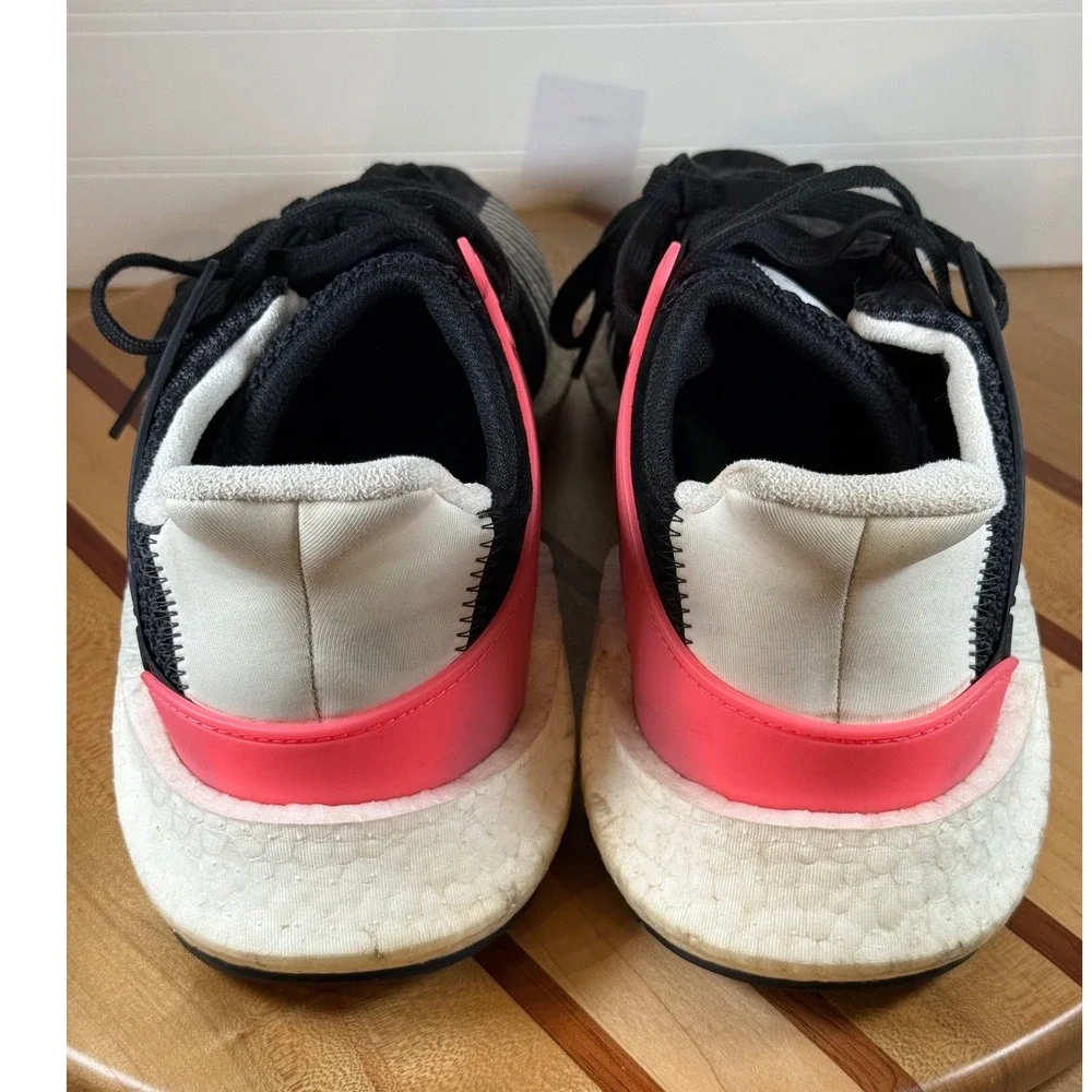 Adidas EQT Support 93/17 Mens Black Turbo Pink Boost Sneakers BB1234 Size 12